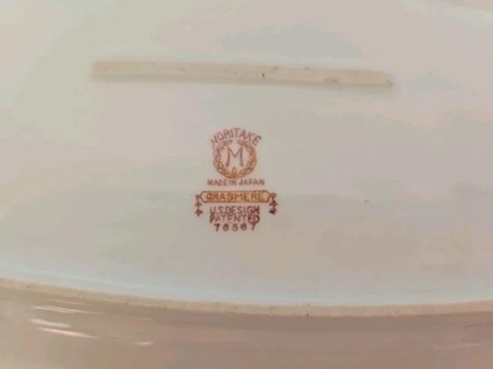 Serving Dishes - Noritake Grasmere Serving Platter Celery And Bowl